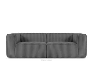 FEROX, https://konsimo.de/kollektion/ferox/ Großes dunkelgraues Sofa aus Kordstoff dunkelgrau - Foto