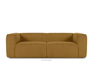 FEROX, https://konsimo.de/kollektion/ferox/ Großes gelbes Sofa aus Kordstoff gelb - Foto