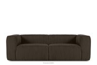 Großes braunes Sofa aus Kordstoff