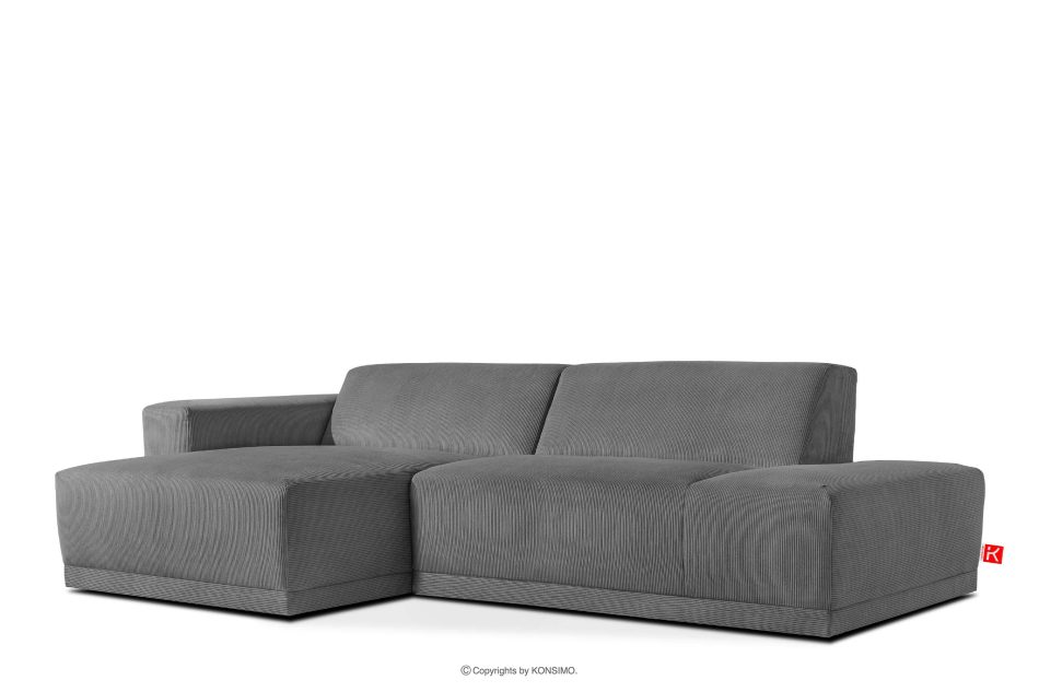 MUDI Wohnzimmer-Ecksofa links im Boho-Stil in beige grau - Foto 2