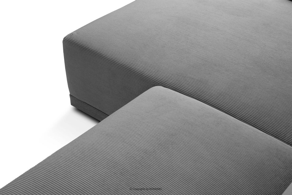 MUDI Wohnzimmer-Ecksofa links im Boho-Stil in beige grau - Foto 7