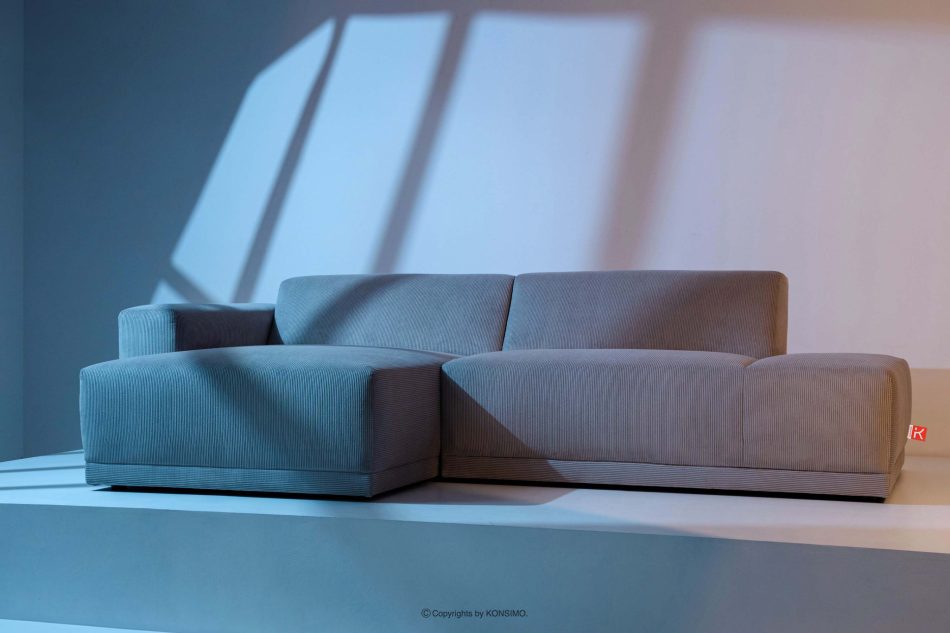 MUDI Wohnzimmer-Ecksofa links im Boho-Stil in beige grau - Foto 10