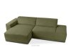 MUDI Lounge-Ecksofa links im Boho-Stil in khakigrün khaki - Foto 4