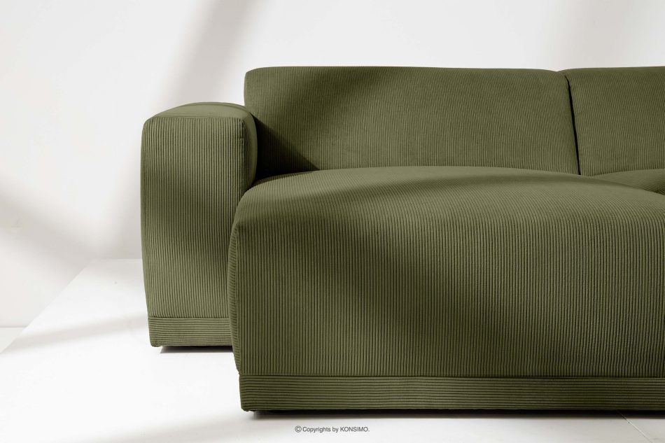 MUDI Lounge-Ecksofa links im Boho-Stil in khakigrün khaki - Foto 8