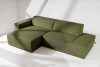 MUDI Lounge-Ecksofa links im Boho-Stil in khakigrün khaki - Foto 10