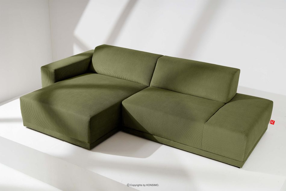 MUDI Lounge-Ecksofa links im Boho-Stil in khakigrün khaki - Foto 9