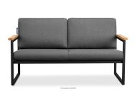 Gartensofa 2 im Loft-Stil aus Stahl