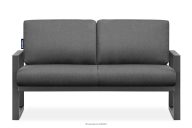 Gartensofa aus Stahl im Industriestil anthrazit