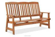 Gartenbank aus massivem Kiefernholz