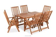 Gartentisch und Stühle Set für 6 Personen