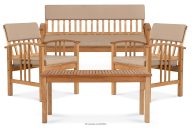 Gartenmöbelset in Holz für 4 Personen