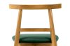 LILIO Vintage-Stuhl aus Velours-Stoff/hellem Eichenholz dunkelgrün dunkelgrün/heller Eiche - Foto 8