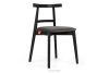 Vintage-Stuhl aus Velours-Stoff grau