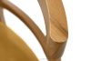 LILIO Vintage-Stuhl aus Velours-Stoff/hellem Eichenholz (2 Stk.) gelb gelb/heller Eiche - Foto 6