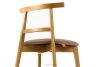 LILIO Vintage-Stuhl aus Samt-Stoff/hellem Eichenholz (2 Stk.) beigefarben beige/hell Eiche - Foto 7