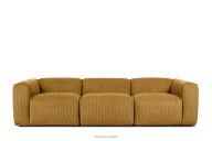 Sofa 3 modular aus Kordstoff gelb