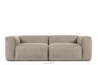 Doppelsofa Kordstoff beige