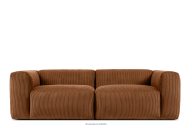Wolke Sofa für Wohnzimmer Kordstoff rot