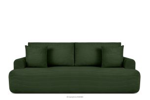 ELPHO, https://konsimo.de/kollektion/elpho/ Dreisitziges Sofa ausklappbar in Kordstoff grün grün - Foto