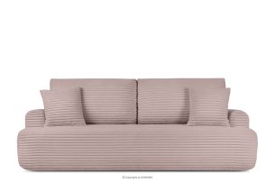 ELPHO, https://konsimo.de/kollektion/elpho/ Sofa 3 mit Schlaffunktion in Kordstoff rosa rosa - Foto