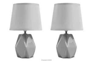 FABO, https://konsimo.de/kollektion/fabo/ Graue Glamour-Lampen 2pcs Grau - Foto
