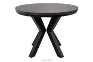 Runder Tisch aus Beton, ausziehbar (Ø 100-260 cm)