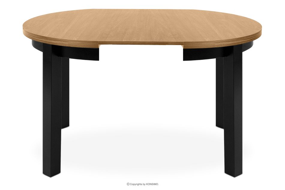 BALTE Runder Esstisch aus Goldeiche/Buchenholz, ausziehbar (Ø 100-220 cm) eiche gold - Foto 2
