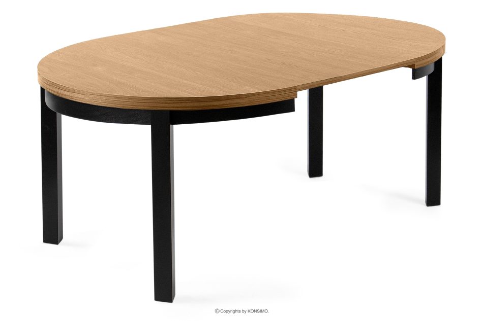BALTE Runder Esstisch aus Goldeiche/Buchenholz, ausziehbar (Ø 100-220 cm) eiche gold - Foto 6