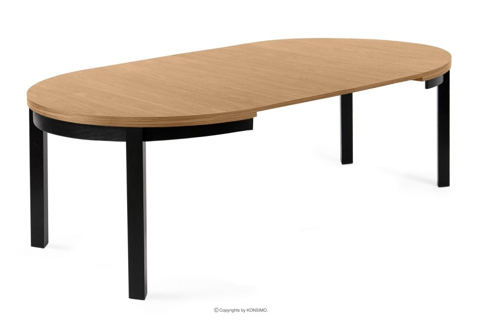 BALTE Runder Esstisch aus Goldeiche/Buchenholz, ausziehbar (Ø 100-220 cm) eiche gold - Foto 7