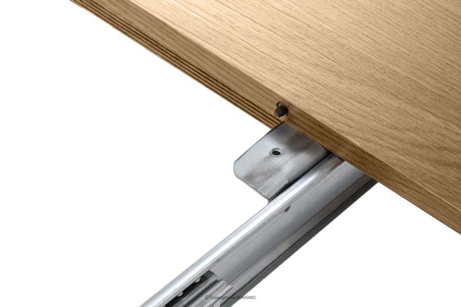 BALTE Runder Esstisch aus Goldeiche/Buchenholz, ausziehbar (Ø 100-220 cm) eiche gold - Foto 12