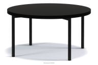Wohnzimmer-Couchtisch im Industriestil schwarz/matt