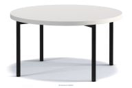 Wohnzimmer-Couchtisch im Industriestil weiß/matt
