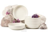 Suppenteller-Set (6 tlg.) cremefarben