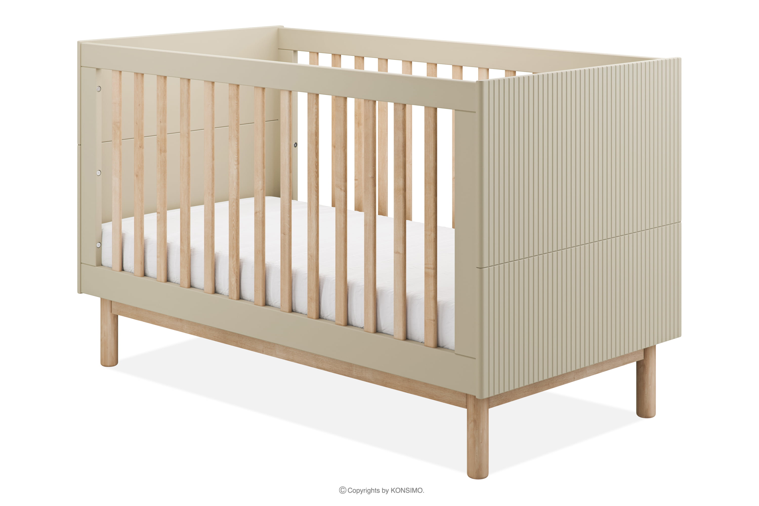 Babybett 140x70 beige