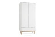 Kinderzimmer-Kleiderschrank, 2-türig weiß