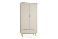 Kinderzimmer-Kleiderschrank, 2-türig beige