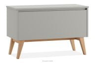 Spielwarenregal grau