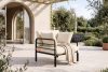 RAMBE Loft-Gartensessel mit Metallbeinen anthrazit-/cremefarben anthrazit/cremeweiß - Foto 2