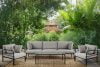 RAMBE Loft Gartensessel mit Metallbeinen anthrazit/hellgrau anthrazit/hellgrau - Foto 9