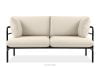 RAMBE Loft-Gartensofa auf Metallfüßen anthrazit/cremeweiß anthrazit/cremeweiß - Foto 1