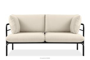 RAMBE, https://konsimo.de/kollektion/rambe/ Loft-Gartensofa auf Metallfüßen anthrazit/cremeweiß anthrazit/cremeweiß - Foto