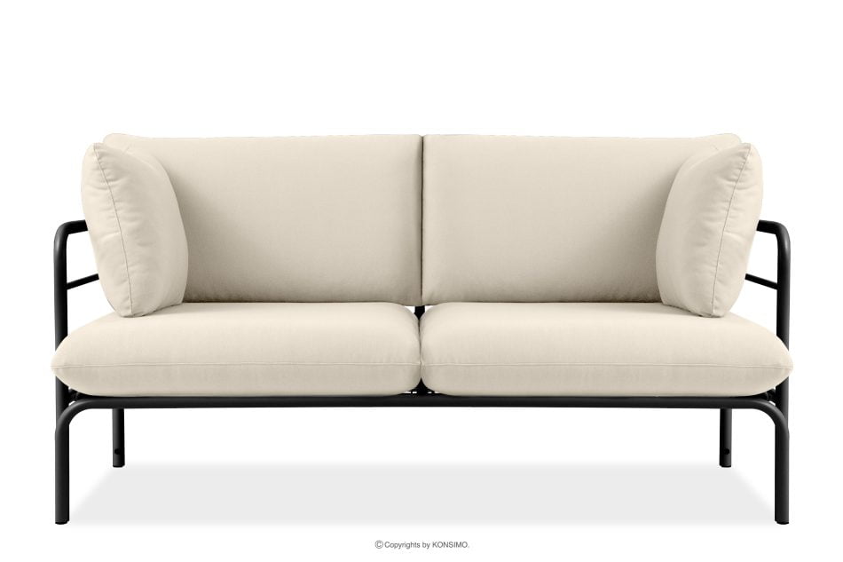 RAMBE Loft-Gartensofa auf Metallfüßen anthrazit/cremeweiß anthrazit/cremeweiß - Foto 0