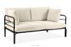 RAMBE Loft-Gartensofa auf Metallfüßen anthrazit/cremeweiß anthrazit/cremeweiß - Foto 3