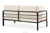 RAMBE Loft-Gartensofa auf Metallfüßen anthrazit/cremeweiß anthrazit/cremeweiß - Foto 4