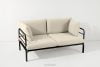 RAMBE Loft-Gartensofa auf Metallfüßen anthrazit/cremeweiß anthrazit/cremeweiß - Foto 2