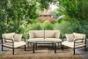 RAMBE Loft-Gartensofa auf Metallfüßen anthrazit/cremeweiß anthrazit/cremeweiß - Foto 10