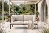 RAMBE Loft-Gartensofa auf Metallfüßen anthrazit/cremeweiß anthrazit/cremeweiß - Foto 2