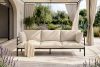 RAMBE Loft-Gartensofa auf Metallfüßen anthrazit/cremeweiß anthrazit/cremeweiß - Foto 2