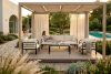 RAMBE Loft-Gartensofa auf Metallfüßen anthrazit/cremeweiß anthrazit/cremeweiß - Foto 11