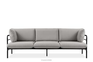 RAMBE, https://konsimo.de/kollektion/rambe/ Loft Gartensofa 3 auf Metallfüßen anthrazit/hellgrau - Foto